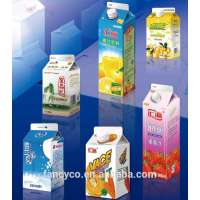 Gable form Aseptic beverage box packing materials